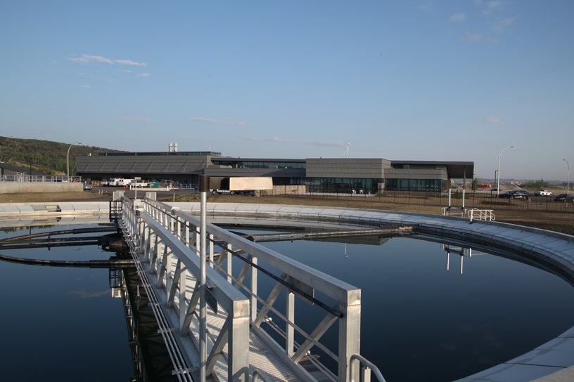 Pine creek wastewater treatment plant