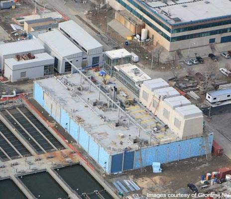 Ward's Island Water Pollution Control Plant is situated on Ward's Island in the East River of Manhattan, New York City, US.