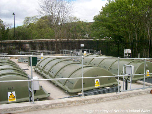 The Park wastewater treatment works was opened on 24 August 2009.