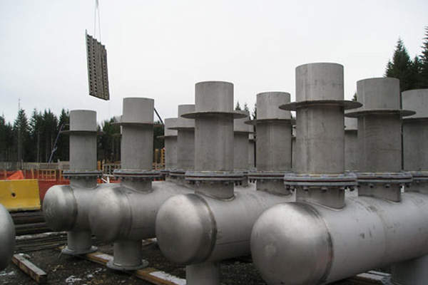 Ancillary facilities at the WTP include a clear well, valve and pump station. Image courtesy of City of Nanaimo.