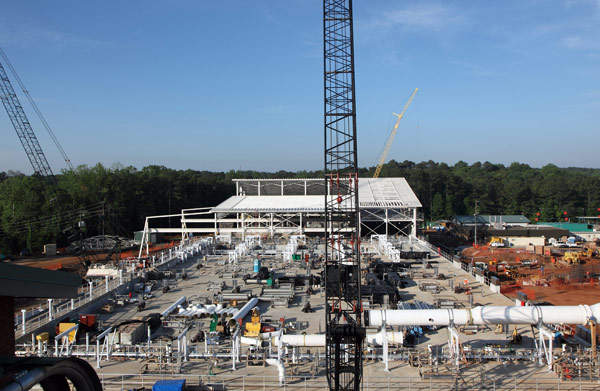 Construction on the Yellow River Water Reclamation Facility improvement project commenced in 2007. Image courtesy of Gwinnett County.