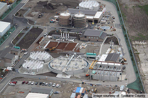 Construction began in June 2009 and the facility entered service in December 2011, ahead of schedule.