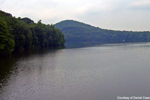 New Croton Reservoir – one of 12 reservoirs and three controlled lakes in the watershed, responsible for supplying around one million New Yorkers – mostly in the Bronx and parts of Manhattan.