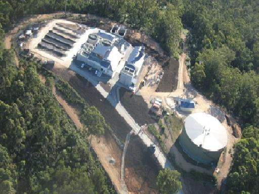 The Northern Water Treatment Plant, owned and operated by the Eurobodalla Shire Council, has a treatment capacity of 20,000 cubic meters of water a day. Image courtesy of Eurobodalla Shire Council.