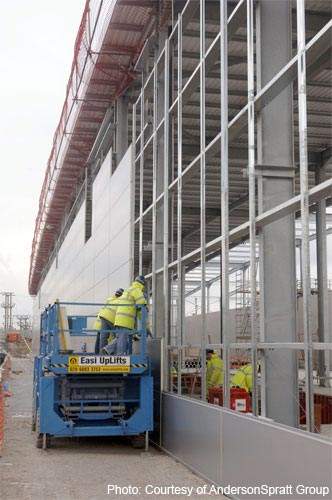 Construction underway at the North Down/Ards plant.