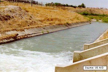 The King Abdullah Canal. A $70m project increased the amount of water pumped to Amman along this the canal to 90 million cubic metres a year.