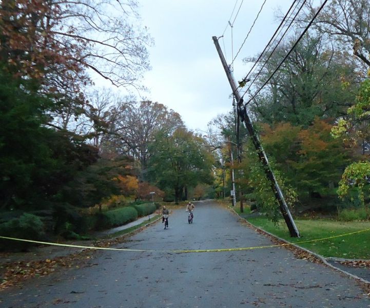 Hurricane Sandy has resulted in power outages causing reduced and interrupted water services in Eastern US. 